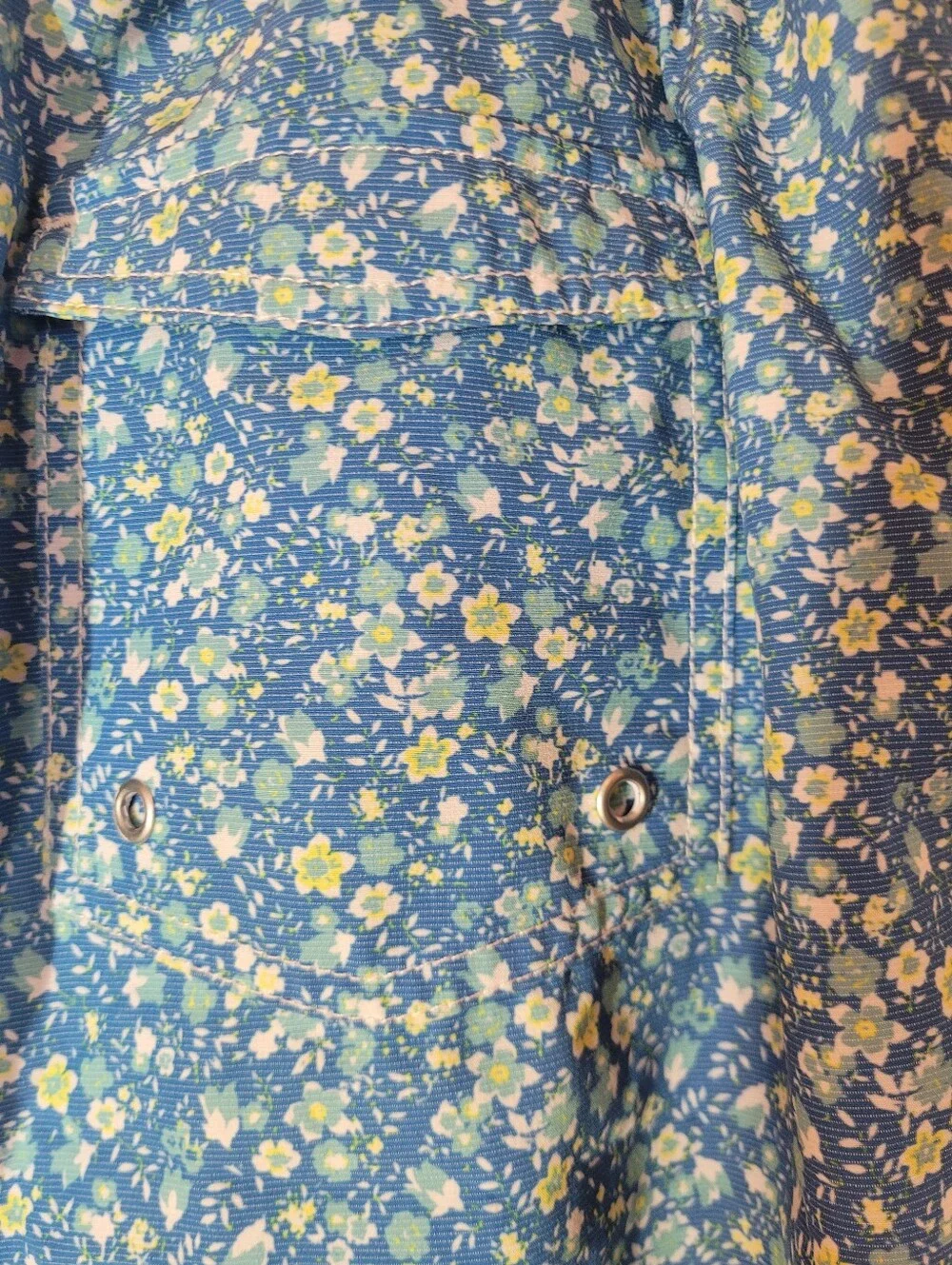 Johnnie-O Men's Tyndall Ripride Blue Floral Swim Trunks Large